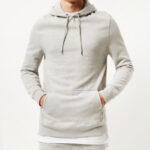 Longline light hoodie